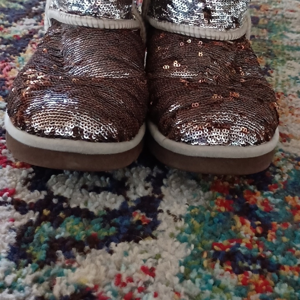UGG Brown Sequin Winter Boots - image 4